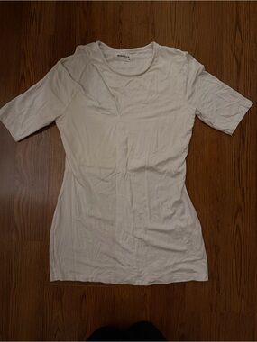 Marcella NYC Short Sleeve cutout Crewneck Tee